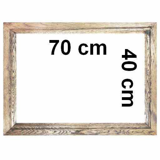 Rama dębowa na obraz grafikę foto 40x70