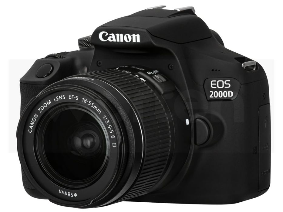 Máquina Fotográfica Canon EOS 2000D + Lente 18-55m