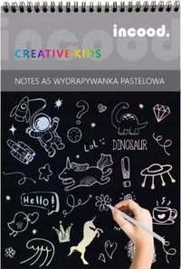 Notes A5 wydrapywanka pastelowa