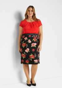 B.P.C sukienka ołówkowa w kwiaty różny materiał^52