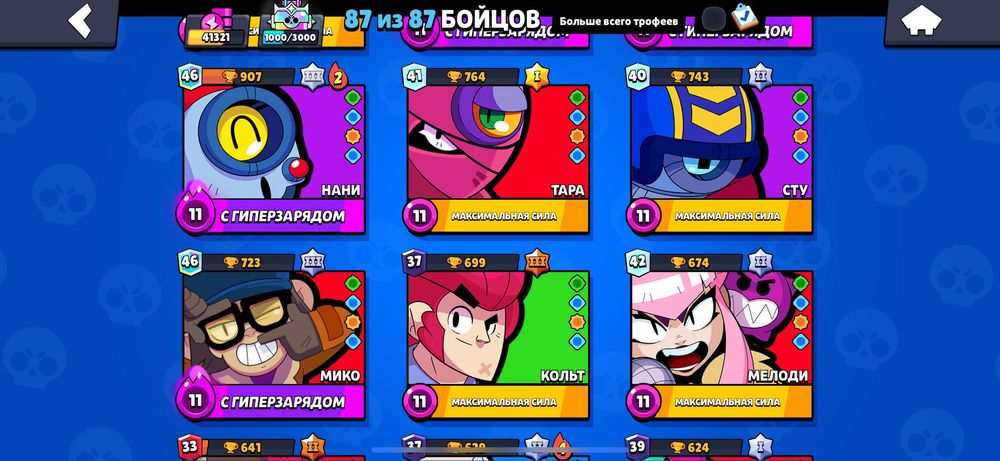 жирный аккаунт бравл старс