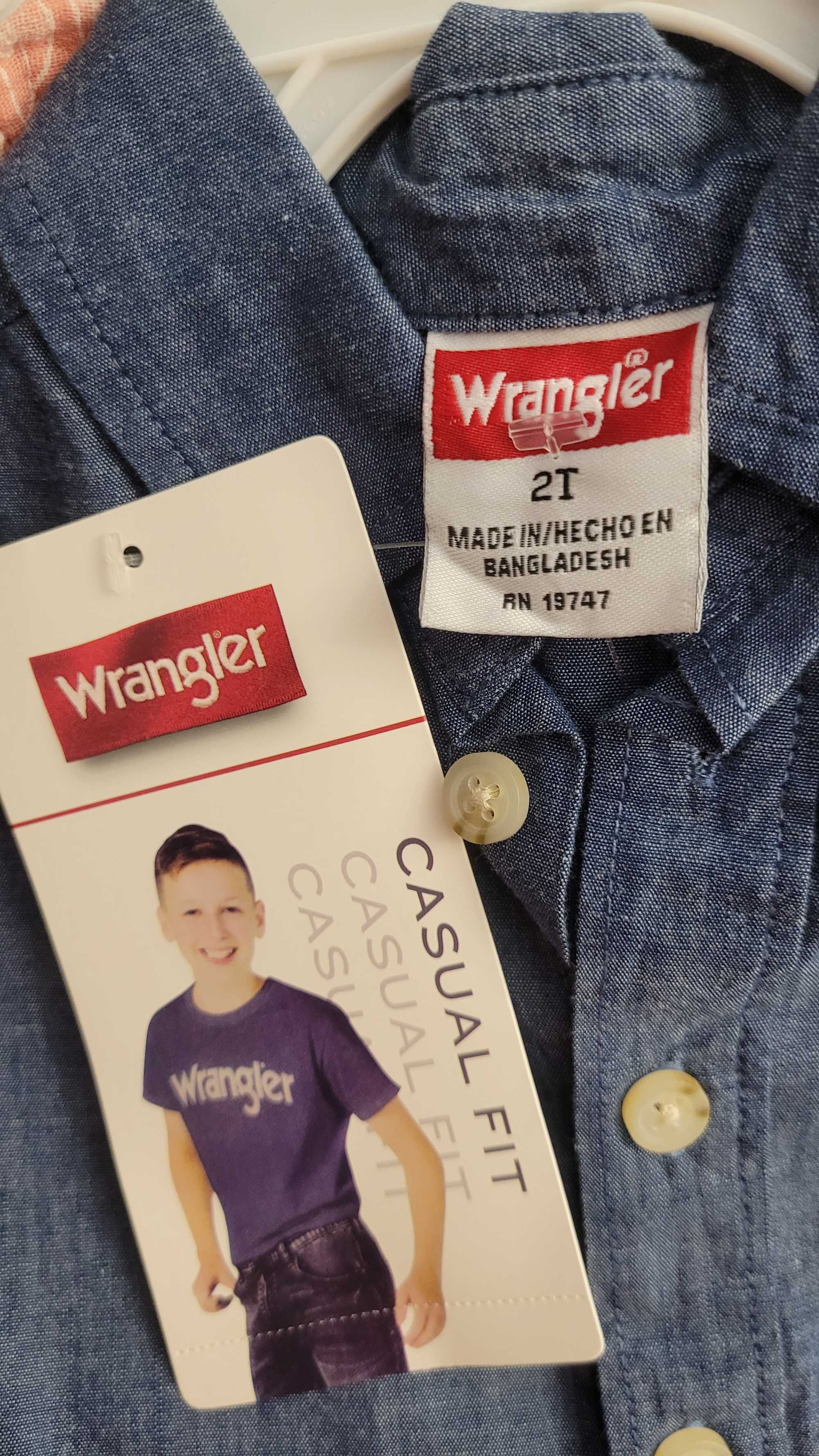 Костюм wrangler джинсовая рубашка шорты 2, 3 года