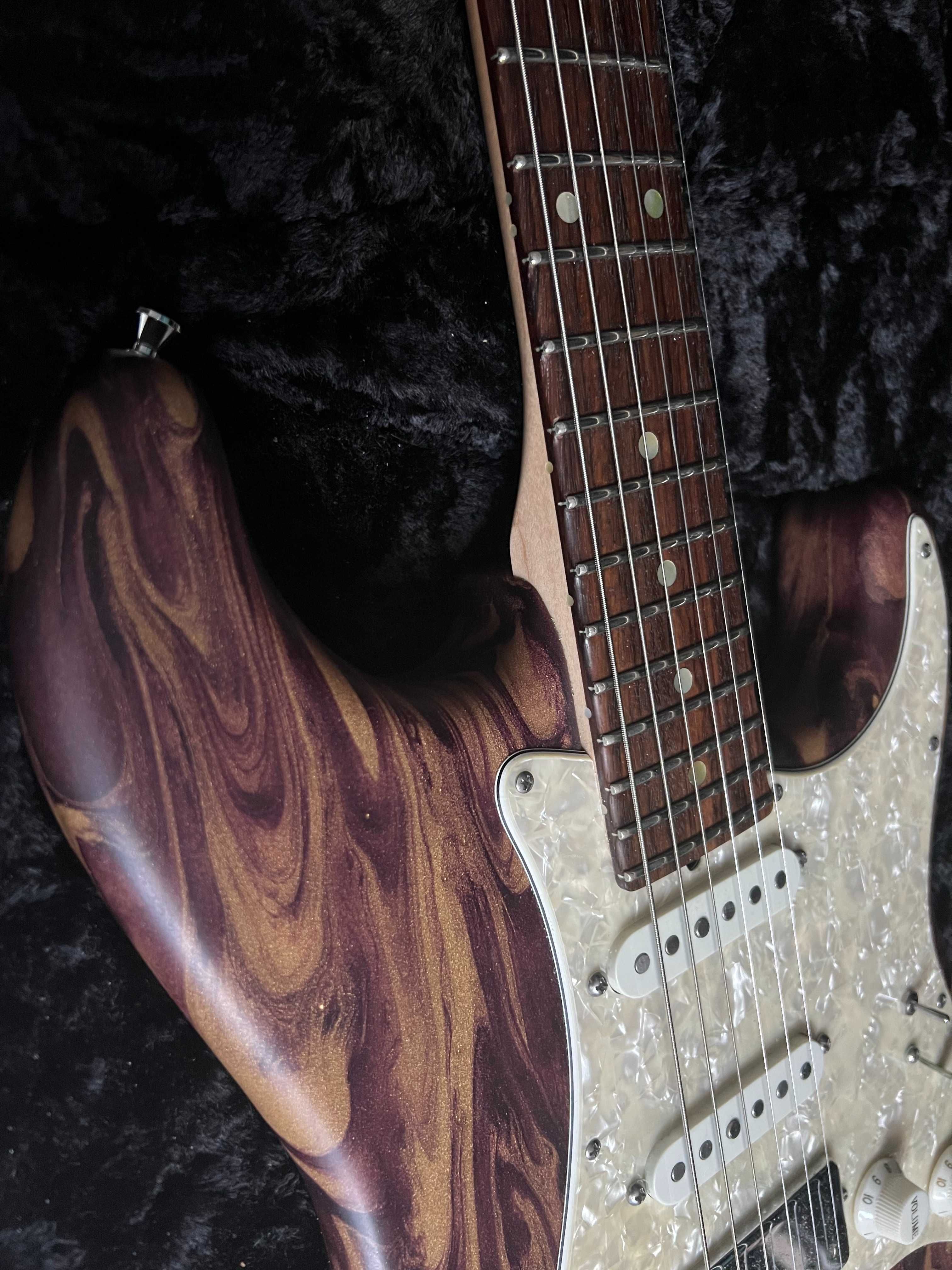 JAMES TYLER Classic USA Purple Shmear klasa Fender CS