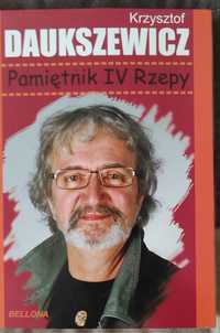 Pamiętnik czwartej rzepy Krzysztof Daukszewicz z autografem.