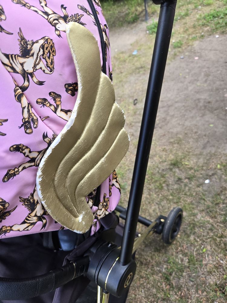 Wozek Cybex Mios Cherub Pink by Jeremy Scott 3w1 plus baza Isofix
