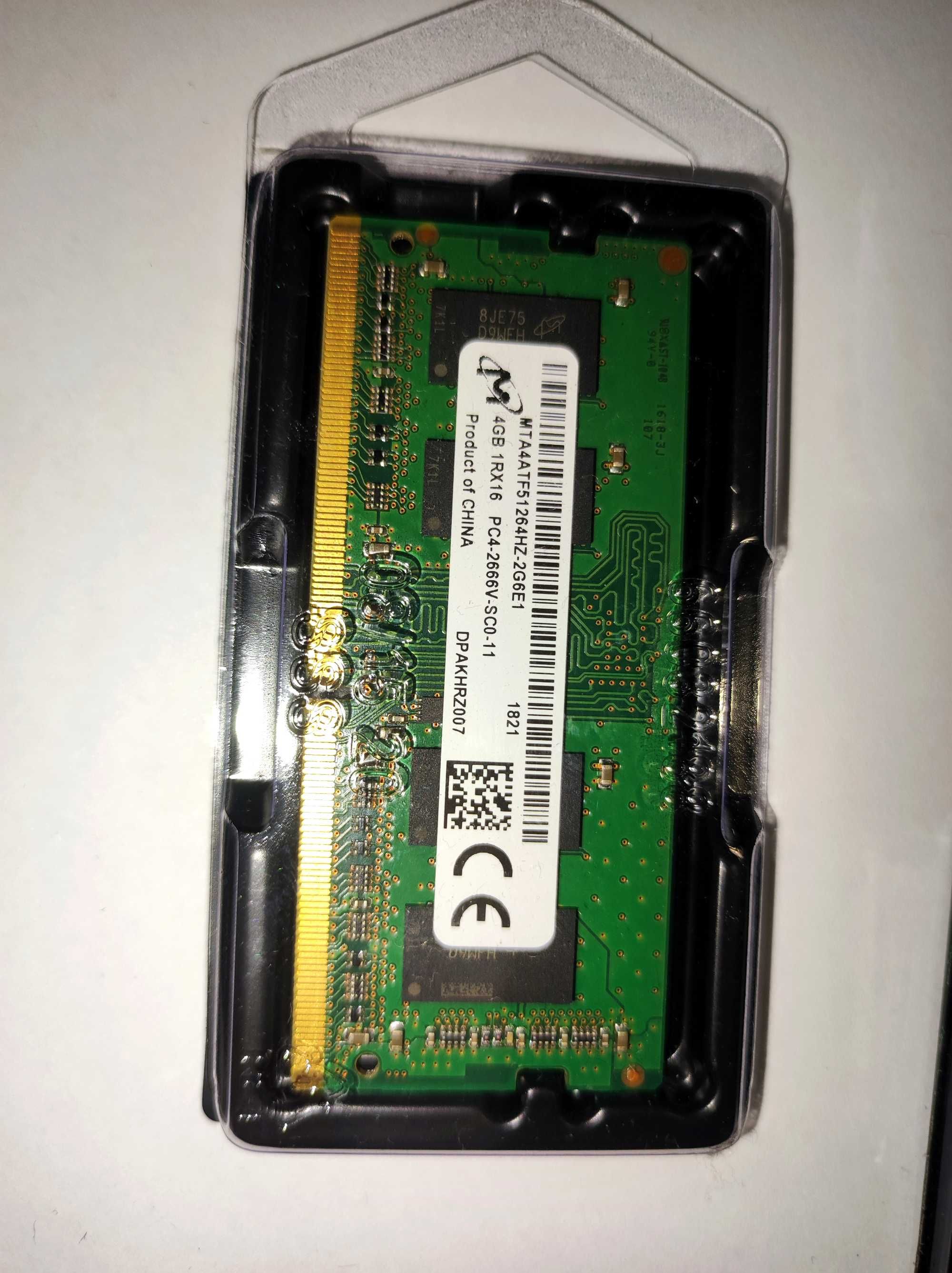 Пам'ять для ноутбука Micron DDR4 2666Mhz 4Gb 2x