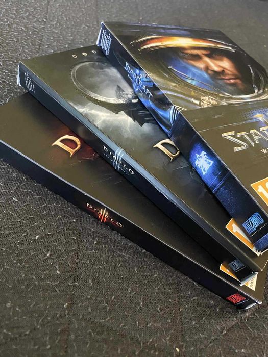 Diablo 3  + Starcraft 2 - kolekcjonerskie (kody wykorzystane)