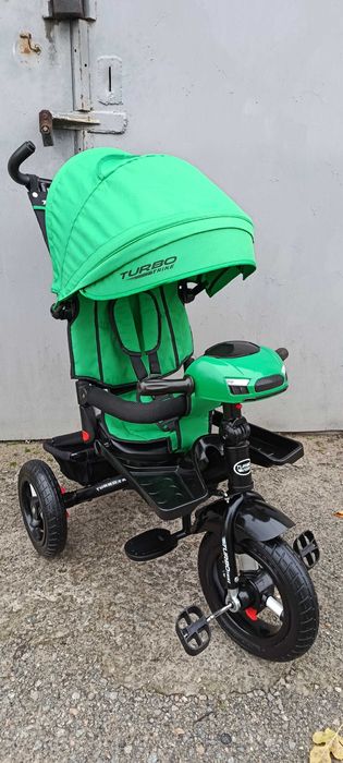 Детский велосипед с родительской ручкой TURBO TRIKE NEW