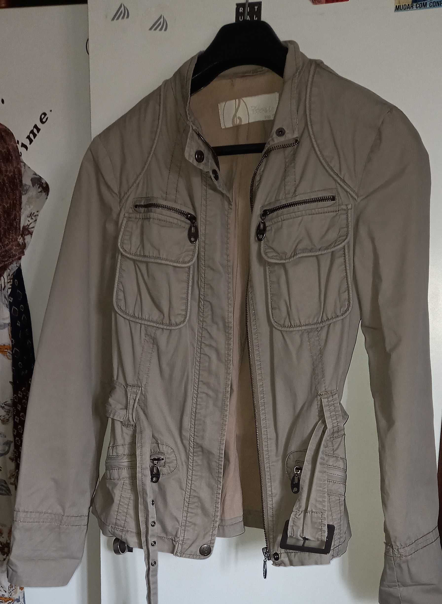 Casaco casual, bege - S - Stradivarius