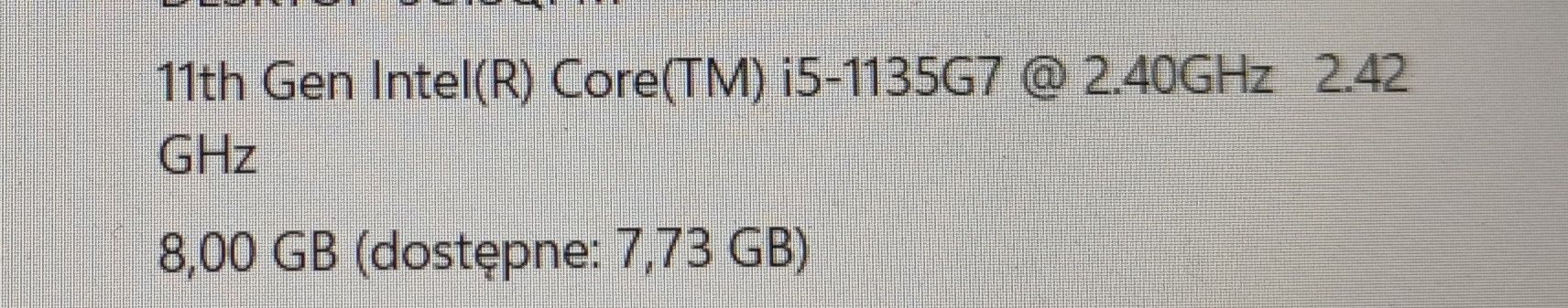 Dell Vostro 3500 i5-1135G7 FHD 8GB 256GB SSD Win11 PRO