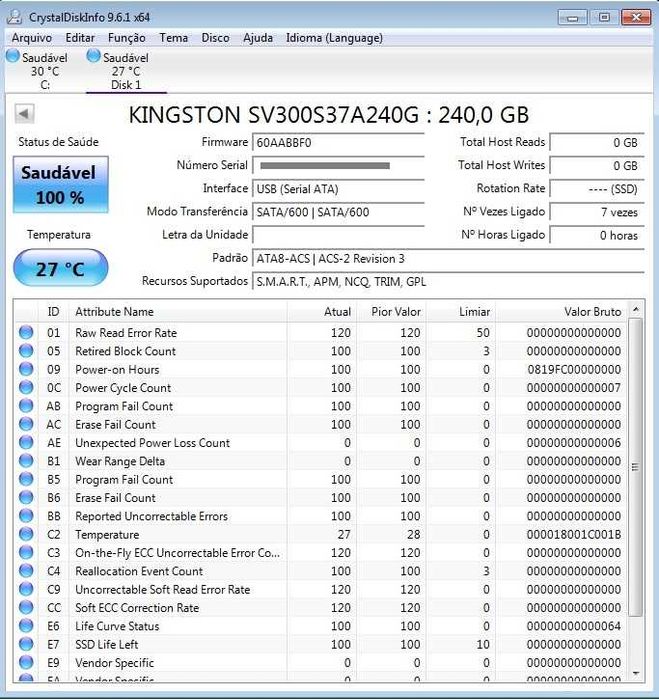 Kingston SSD NOW V300 240GB SATA