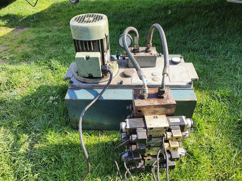 Agregat zasilacz hydrauliczny hydraulika siłowa elektrozawor prasa