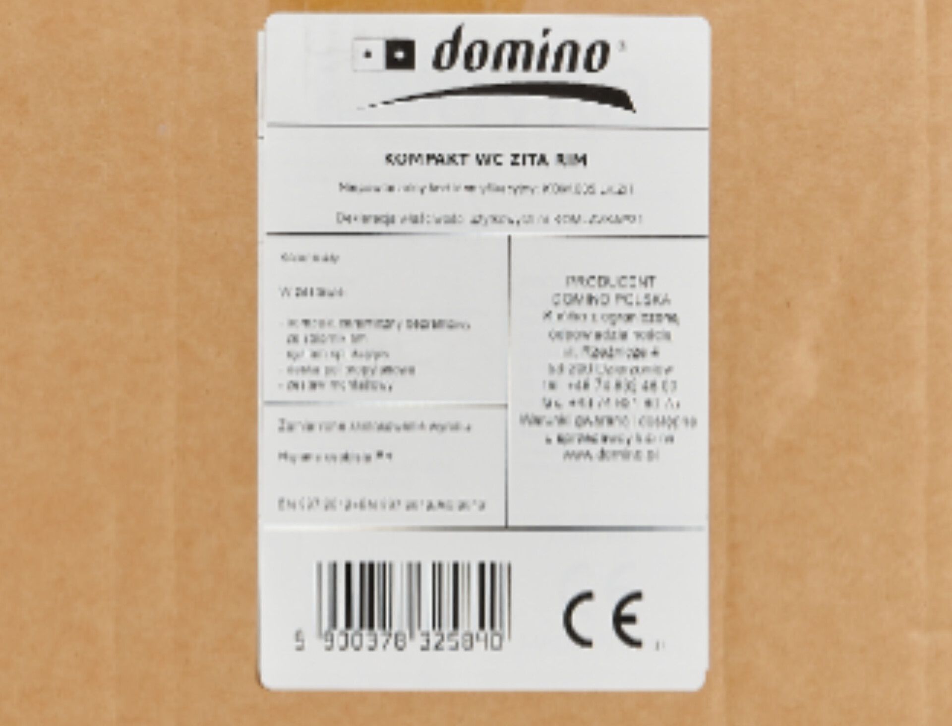 WC Kompakt Domino Zita Poziomy