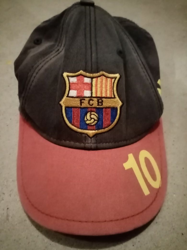 FCB FC Barcelona Messi Czapka czapeczka bejsbolówka piłkarska 6-10lat
