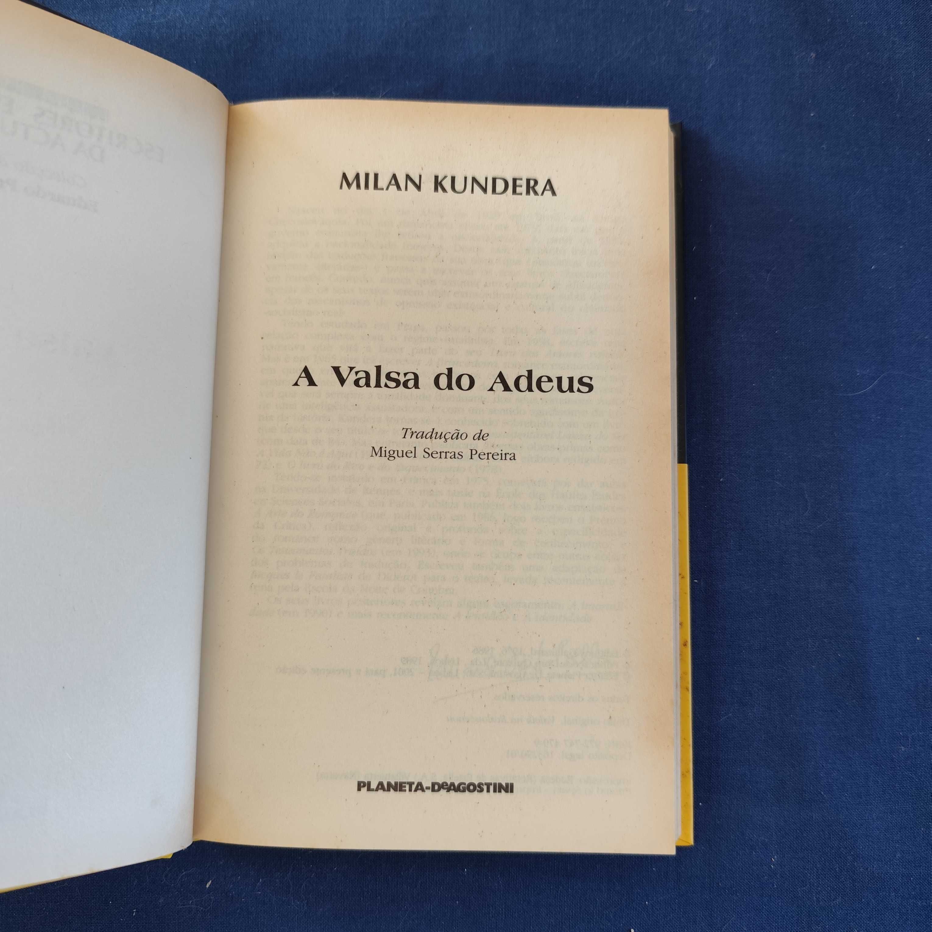 Milan Kundera - A Valsa do Adeus