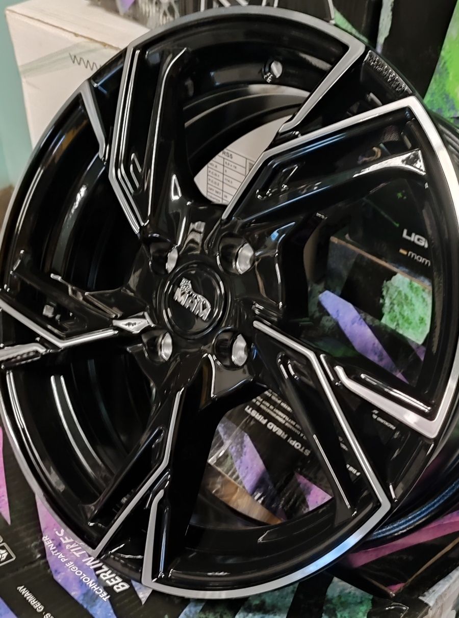 16" 4X100 6.5J Renault Nissan komplet felg aluminiowych.