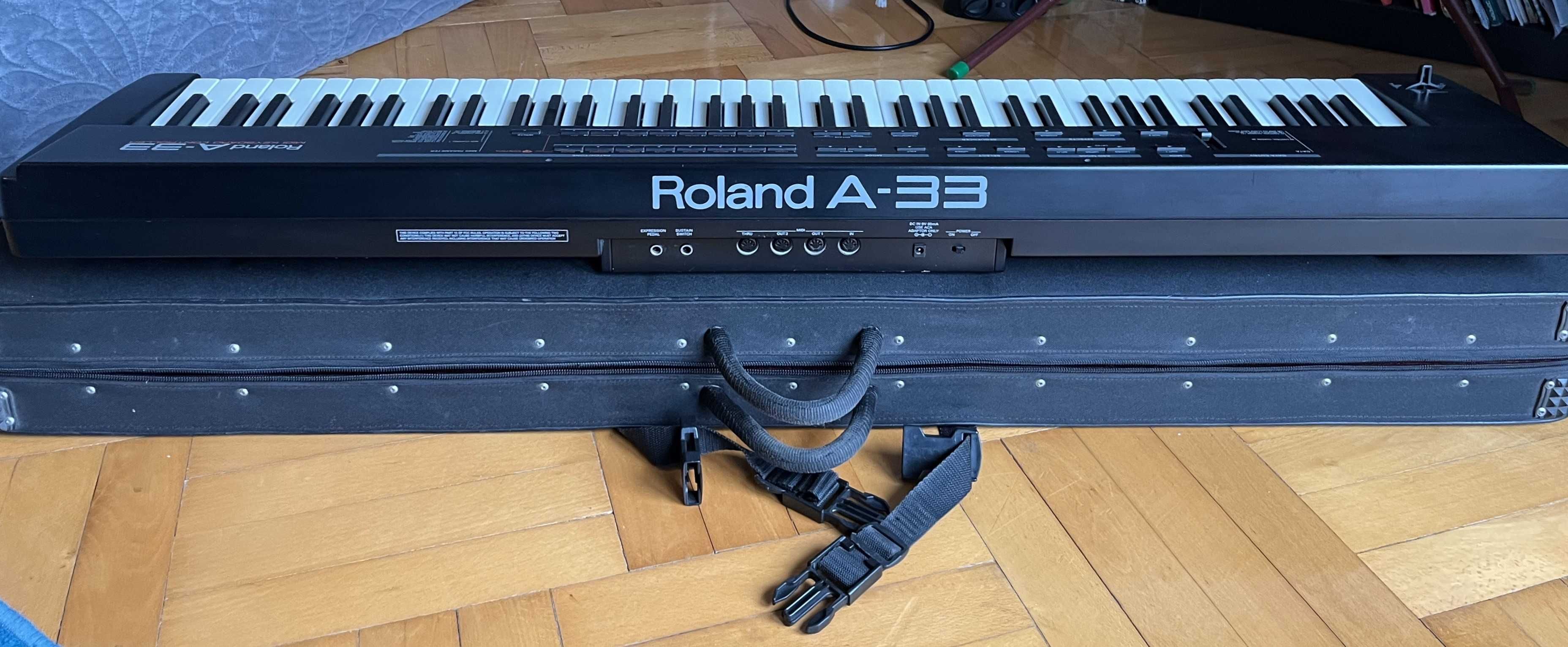 klawiatura sterująca Roland A-33 + futerał.