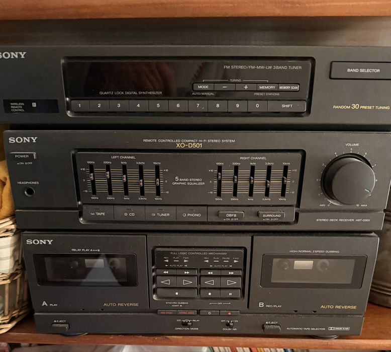 Aparelhagem sony a funcionar 100% com colunas