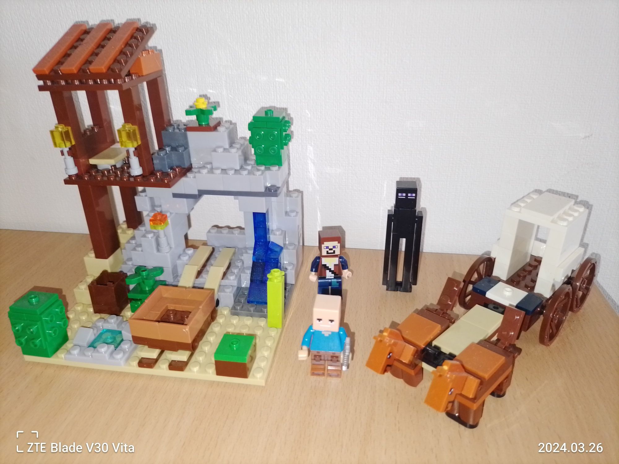 Lego Minecraft, конструктор лего майнкрафт, набір шахта