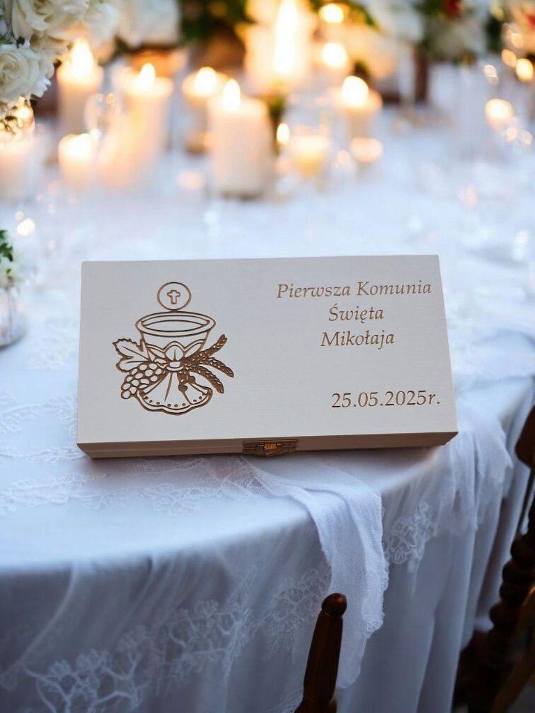 Pudełko na komunie prezent