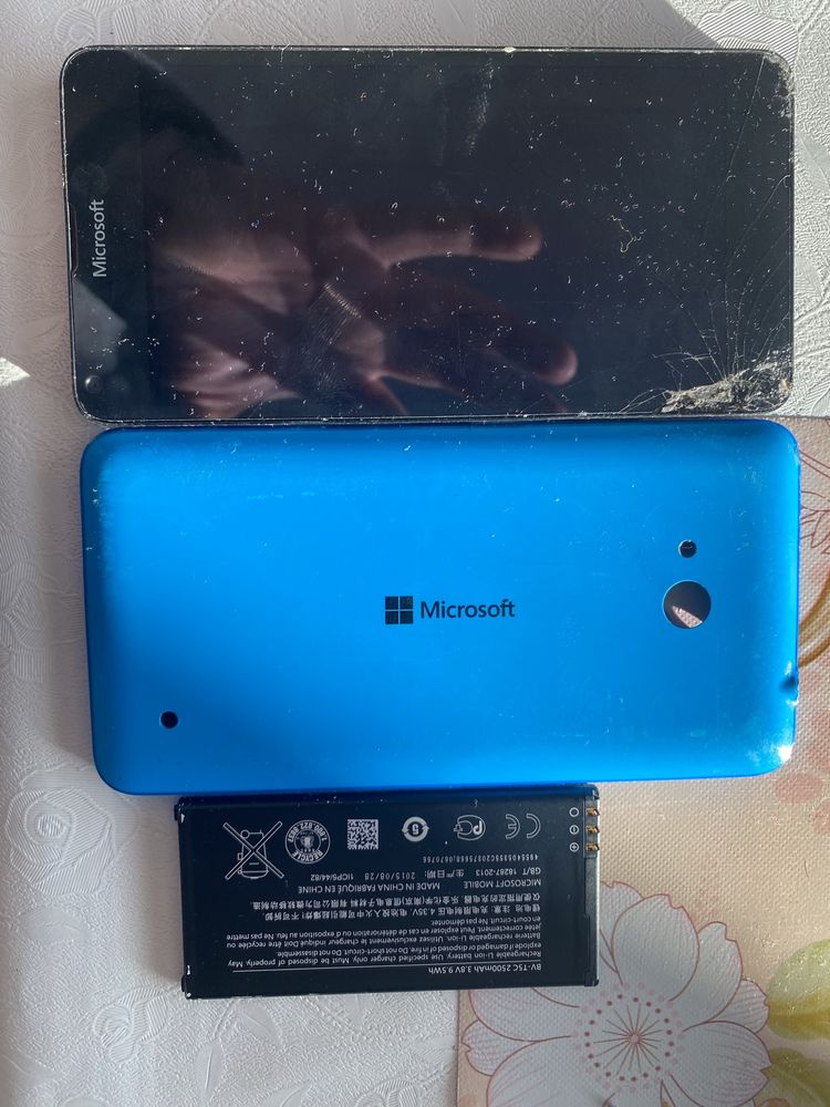 Nokia RM-1072 uszkodzony wyświetlacz jak na foto
