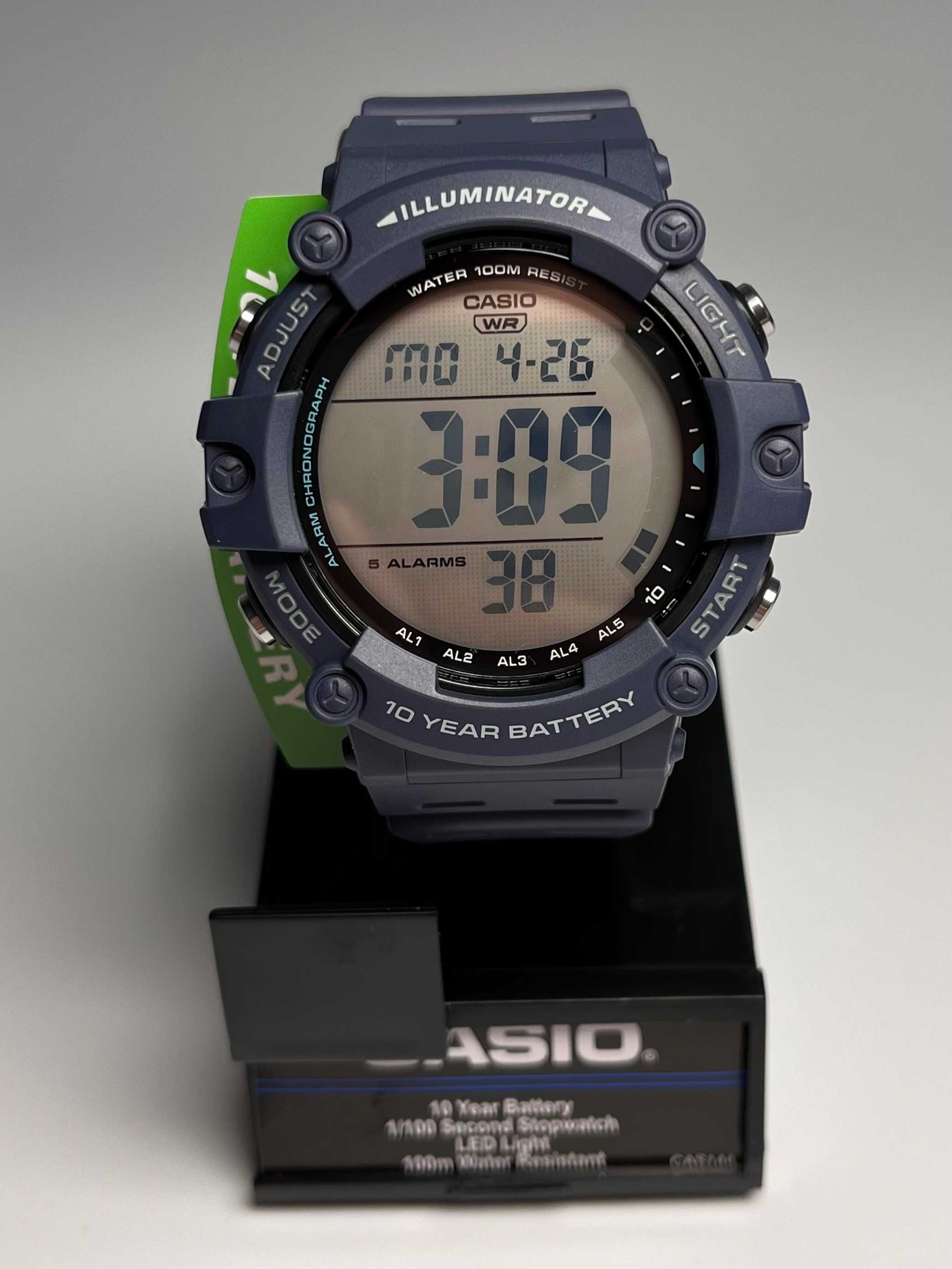 Casio AE-1500WH-2AVCF, годинник касіо, часы касио Ø51мм