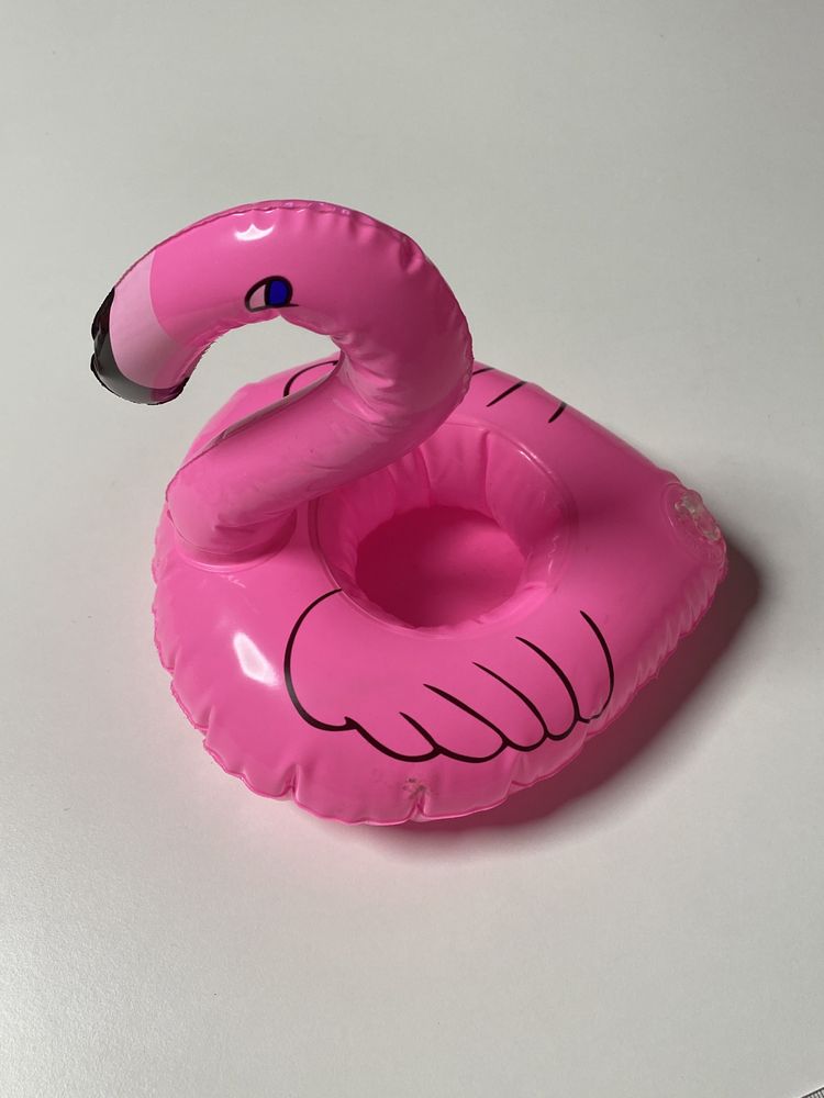 Flamingo insuflável para copo