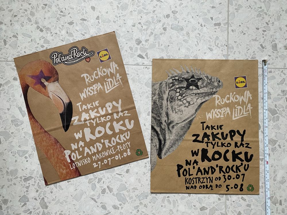 Pol'and'Rock 2021, papierowe torby