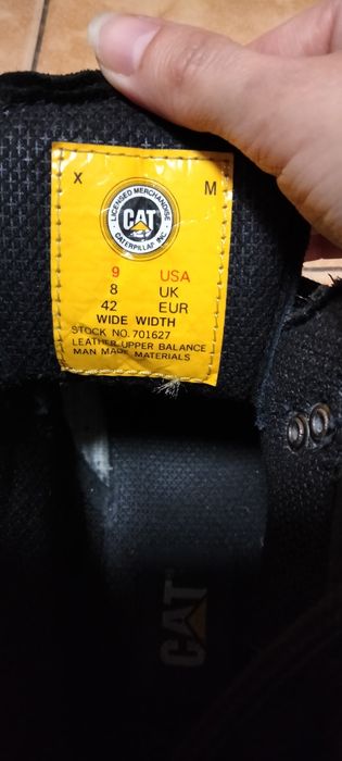 Мужские кожаные ботинки Caterpillar,р41,из натурал кожи, оригинал