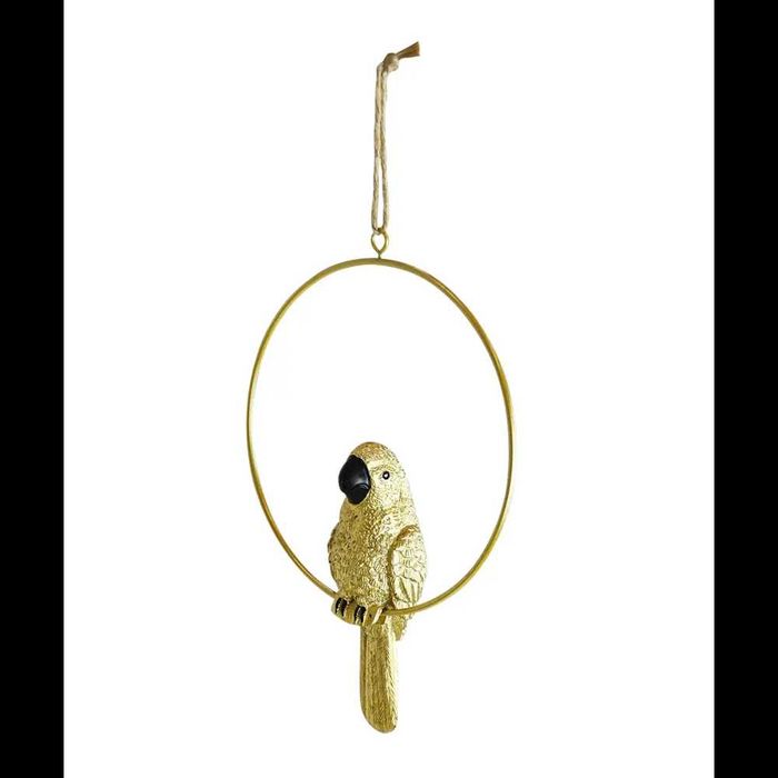 Papuga figurka do zawieszenia ozdobna dekoracja papużka