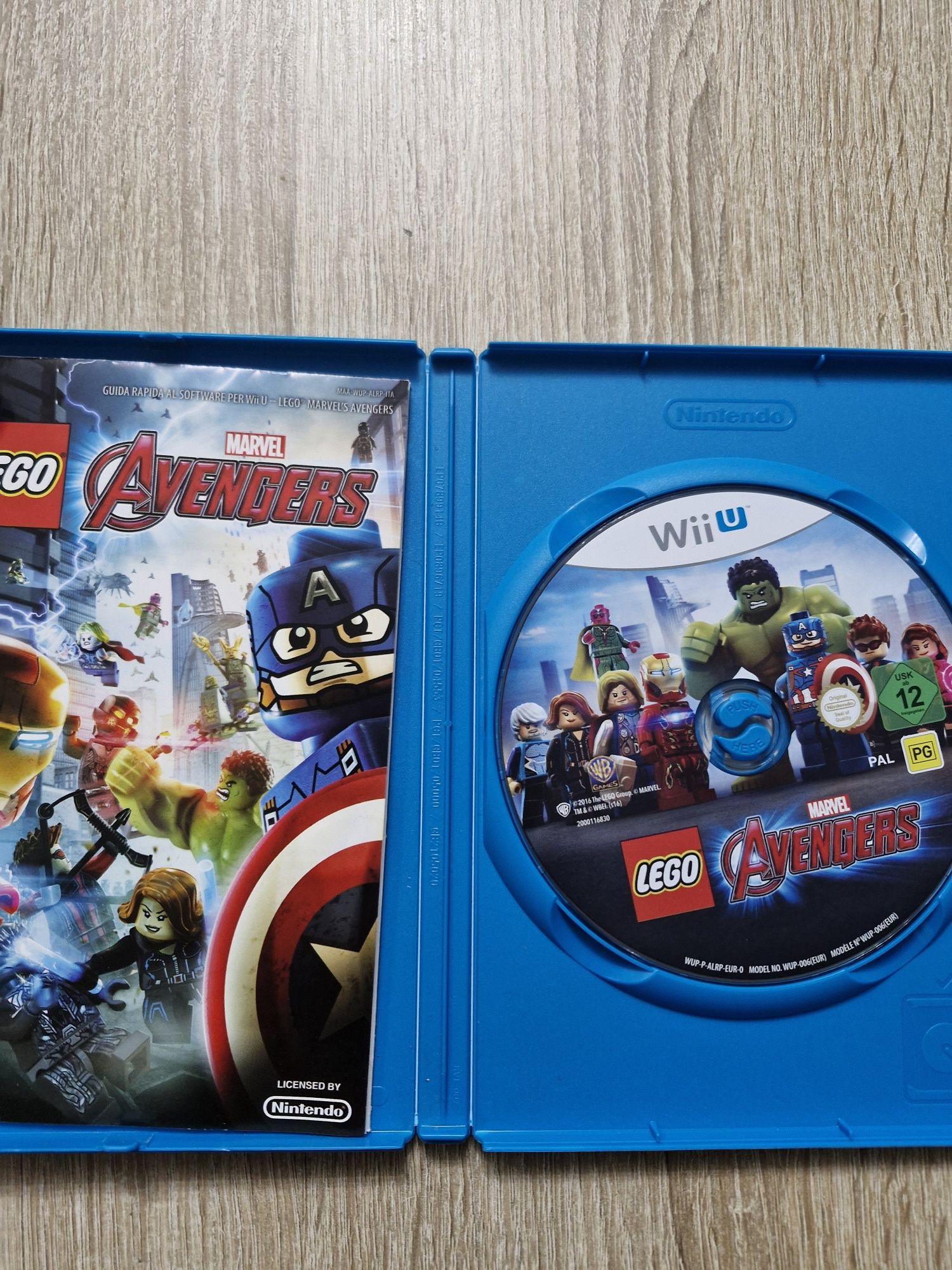 Nintendo Wii U Lego Avengers gra Pal