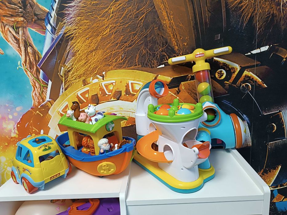 Розвиваючі іграшки набір або окремо. Ковчег, стукітка, шарики