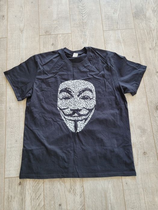 Koszulka t shirt nowy Anonymous L