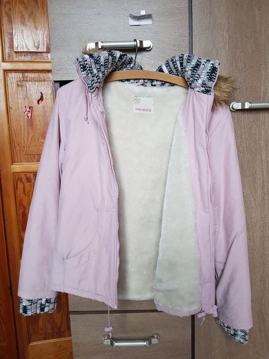 Damska kurtka zimowa różowa