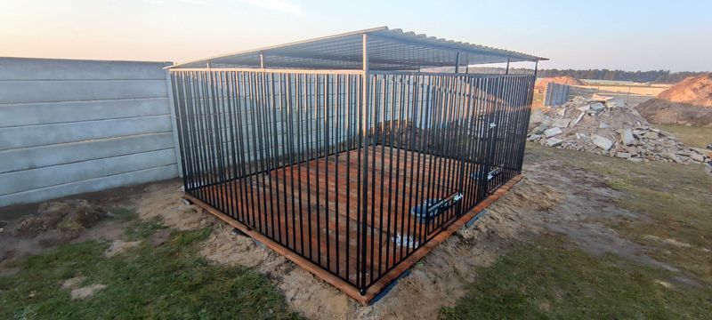 -Zagroda,klatka,dla psa 4x4-profesjonalny montaż.