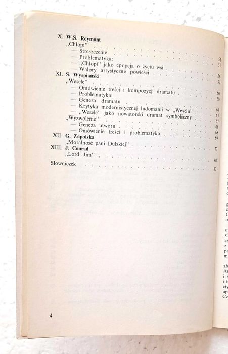 Opracowania lektur. Olszaniecka. Dziwisz. Szkoła średnia. Matura.