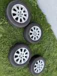 4 SZTUKI Felgi 15" 7JX15H2 z Oponami 195/65r15, Bardzo Dobry Stan,