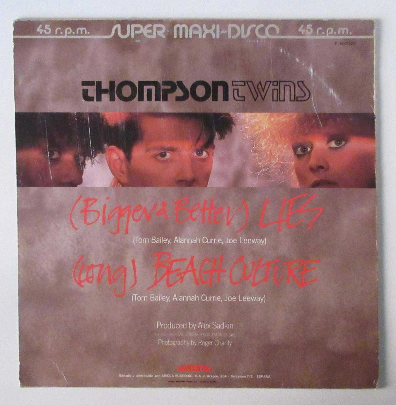THOMPSON TWINS - Lies (Máxi-Single)