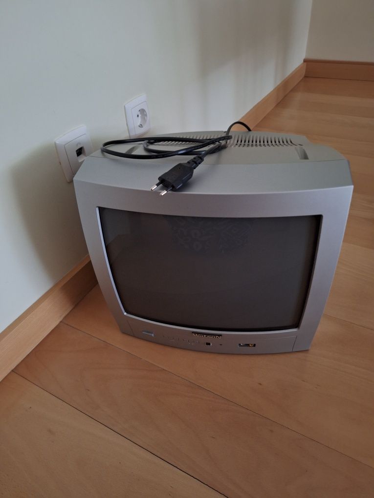 Vendo TV a cores  com 36 cm cor prateada