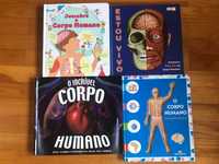 2 livros sobre o Corpo Humano