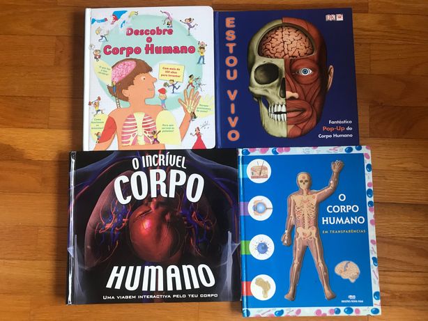 3 livros sobre o Corpo Humano
