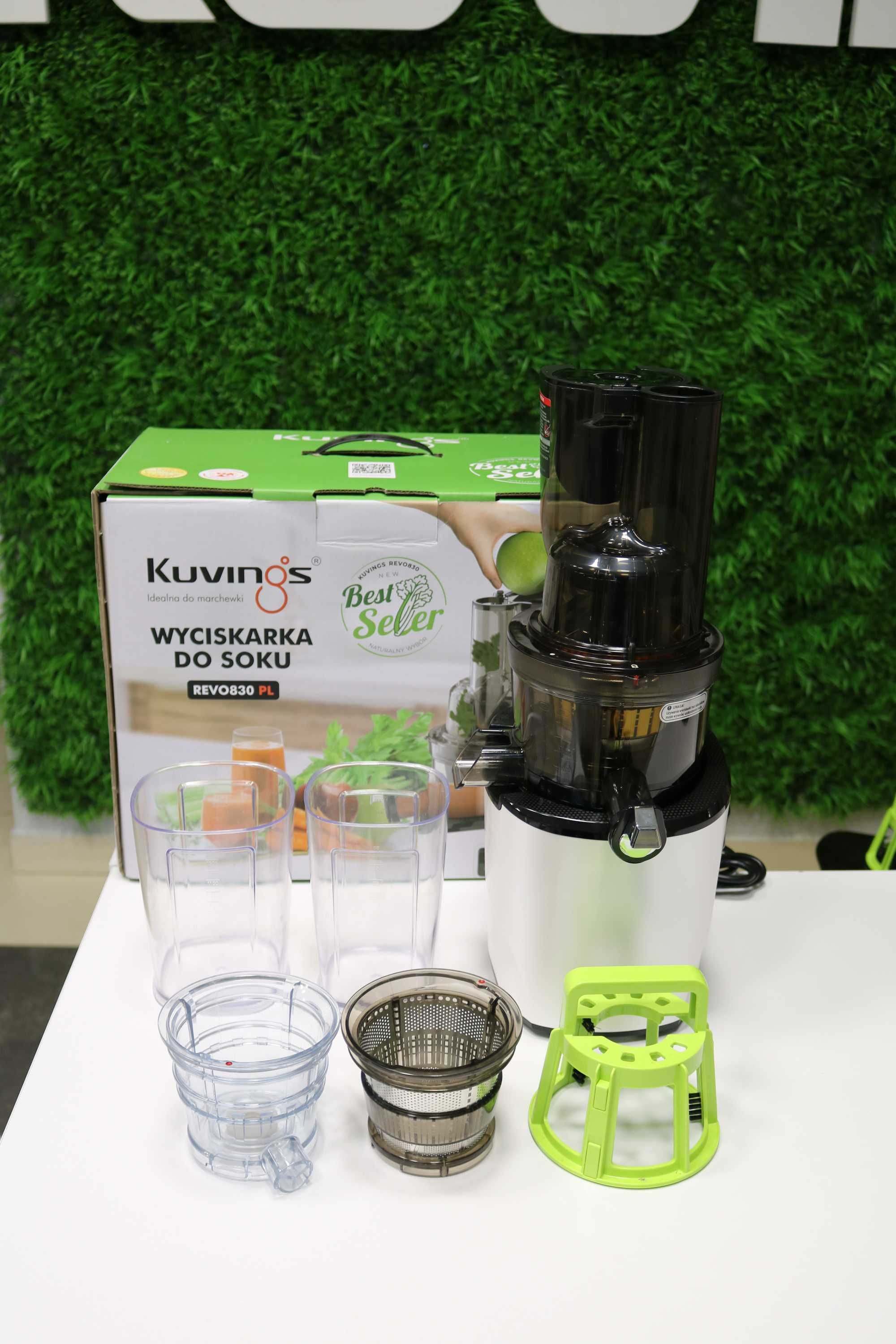 Wyciskarka wolnoobrotowa Kuvings REVO830 Biała - Kuvings OUTLET