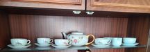 Zestaw filiżanek zastawa kawowa porcelana