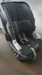 Fotelik samochodowy BabySafe York z bazą Isofix szaro-czarny