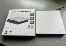 Napęd DVD USB3.0 nagrywarka czytnik nowy biały stacja