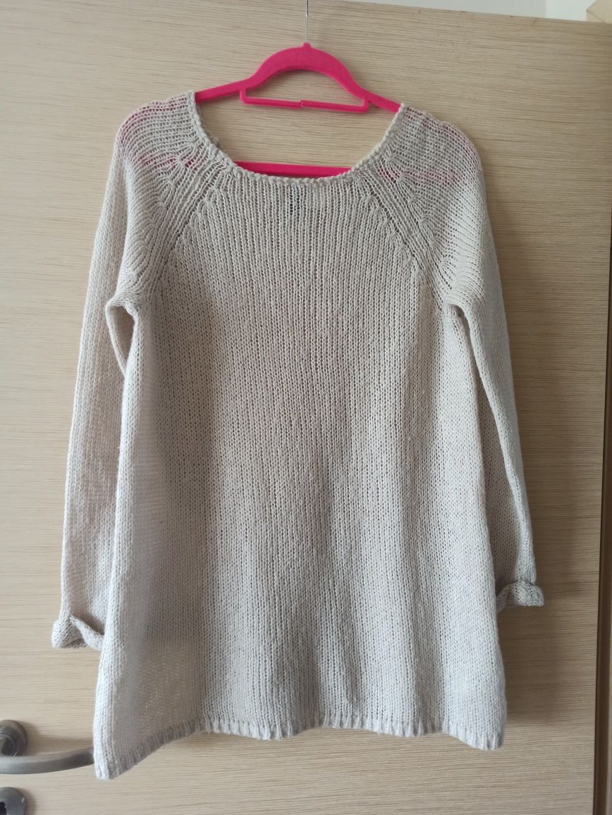 Sweter ecru H&M m