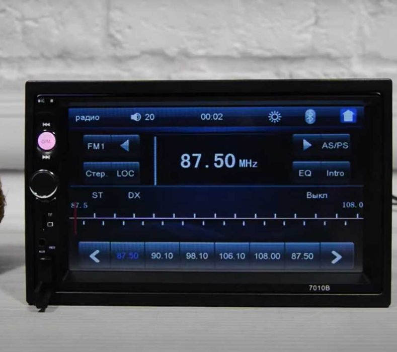 Автомагнітола pioneer 7010b 2din підтримує всі формати,сенсорний,пульт