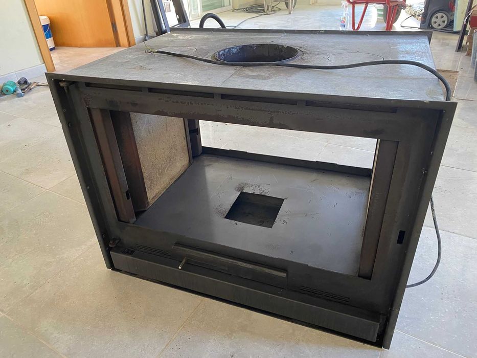 Recuperador Ventilado Dupla face lenha