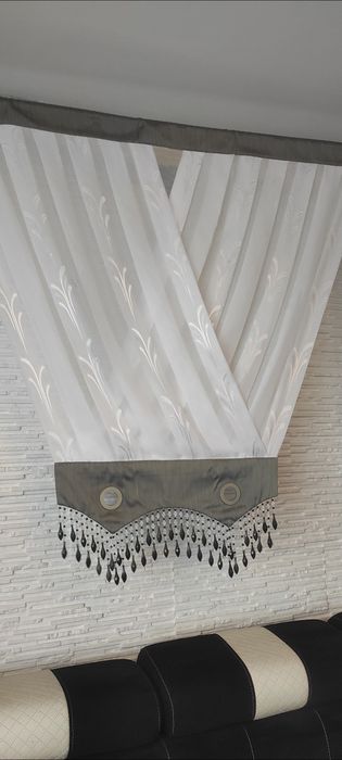 Firany Panele z Kryształkami Glamour