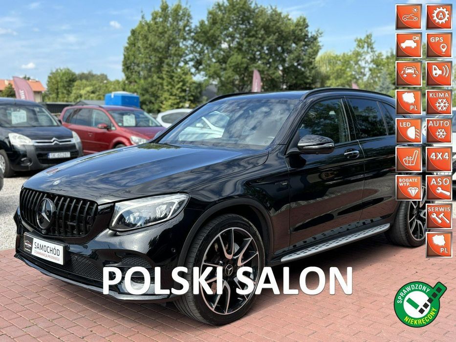 Mercedes-Benz GLC AMG, Salon Polska, Wypas, Serwis, Navi, Panorama